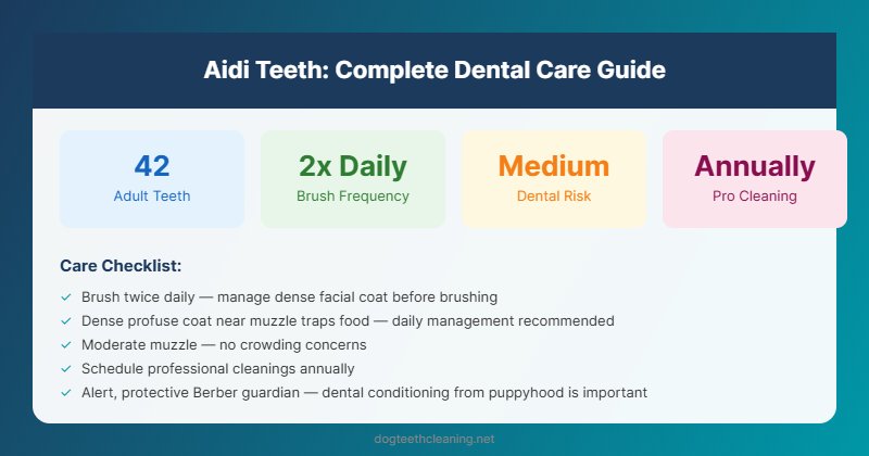 aidi teeth dental care guide infographic