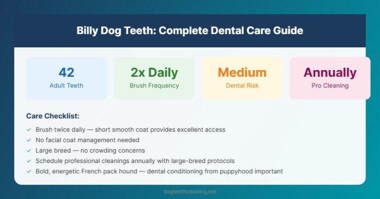 billy dog teeth dental care guide infographic