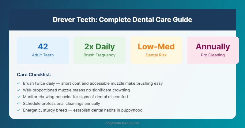 drever teeth dental care guide infographic