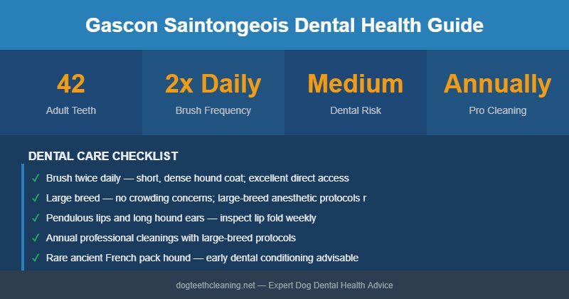 Gascon Saintongeois dental health infographic