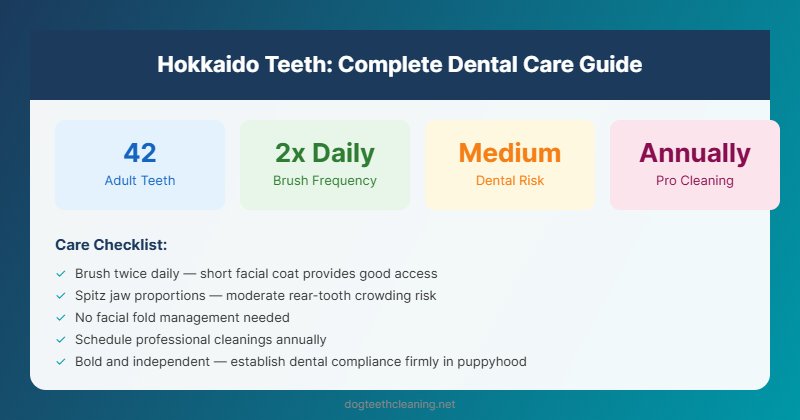 hokkaido teeth dental care guide infographic