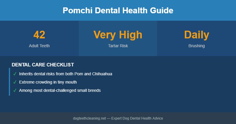 Pomchi dental health infographic