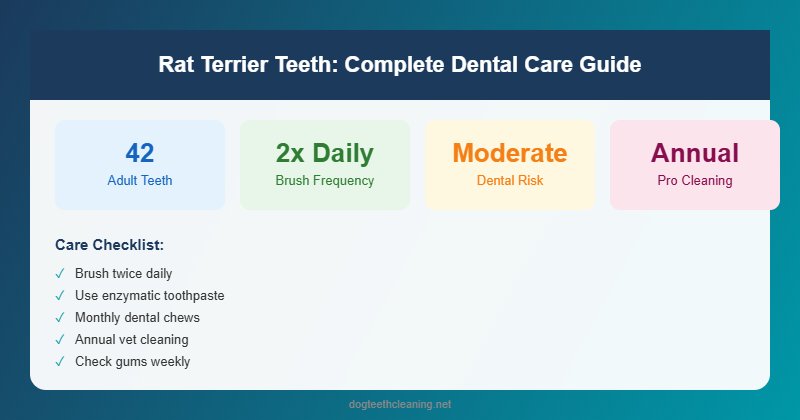 rat terrier teeth dental care guide infographic