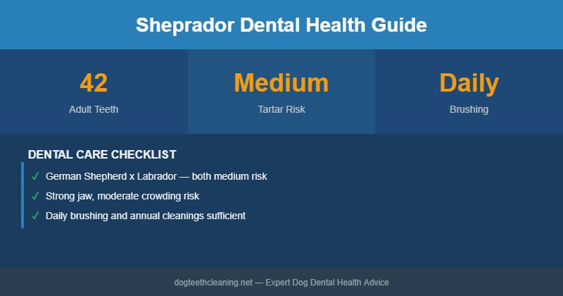 Sheprador dental health infographic