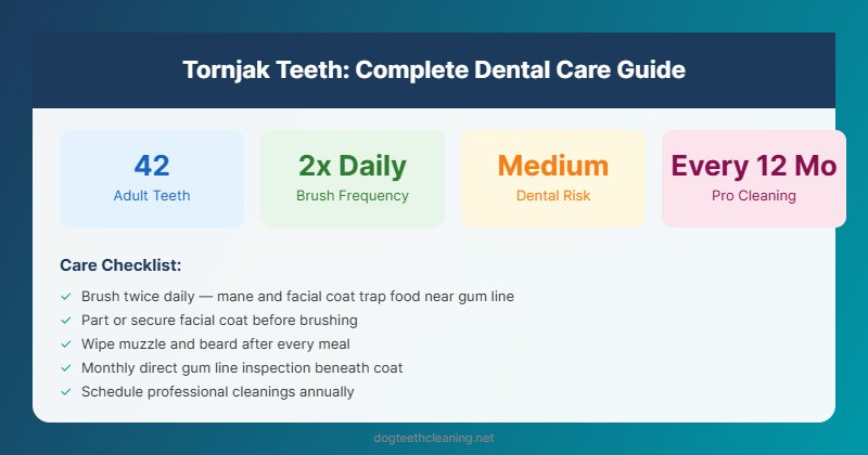 tornjak teeth dental care guide infographic