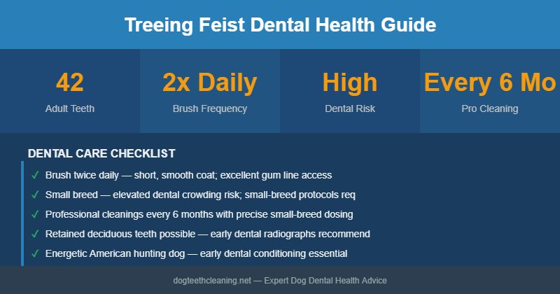 Treeing Feist dental health infographic
